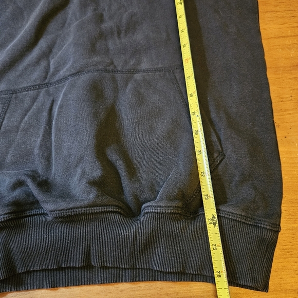 Gymshark Crest Men's Black Hoodie Sweatshirt Size XS Logo Athleisure Long Sleeve - Picture 7 of 8